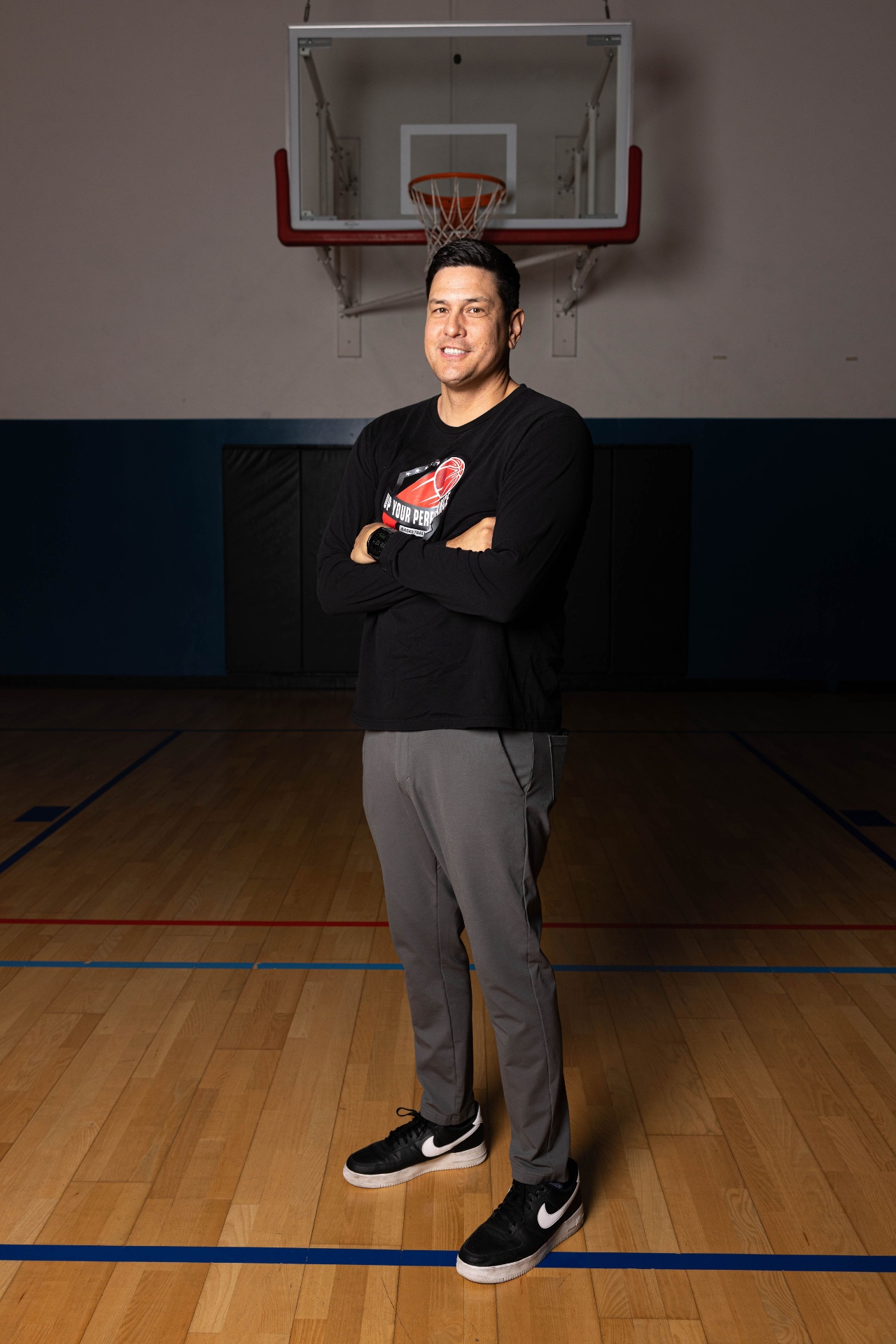 UYP Basketball Coach Tony DeLa Cruz, former PBA pro player