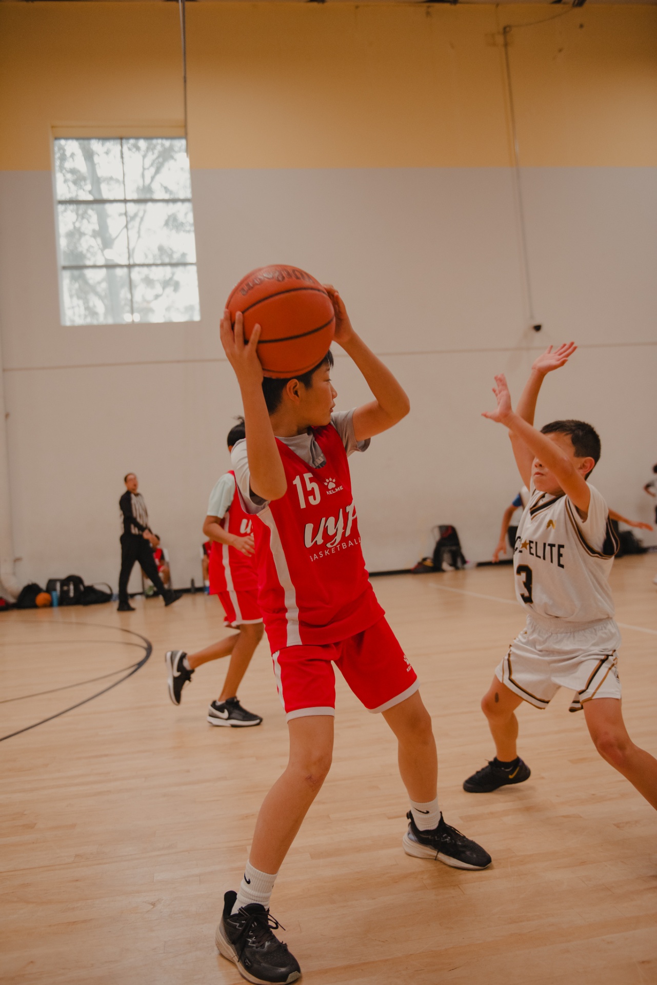 UYP Basketball 3v3 tournament action at Momentous Sports Center Irvine