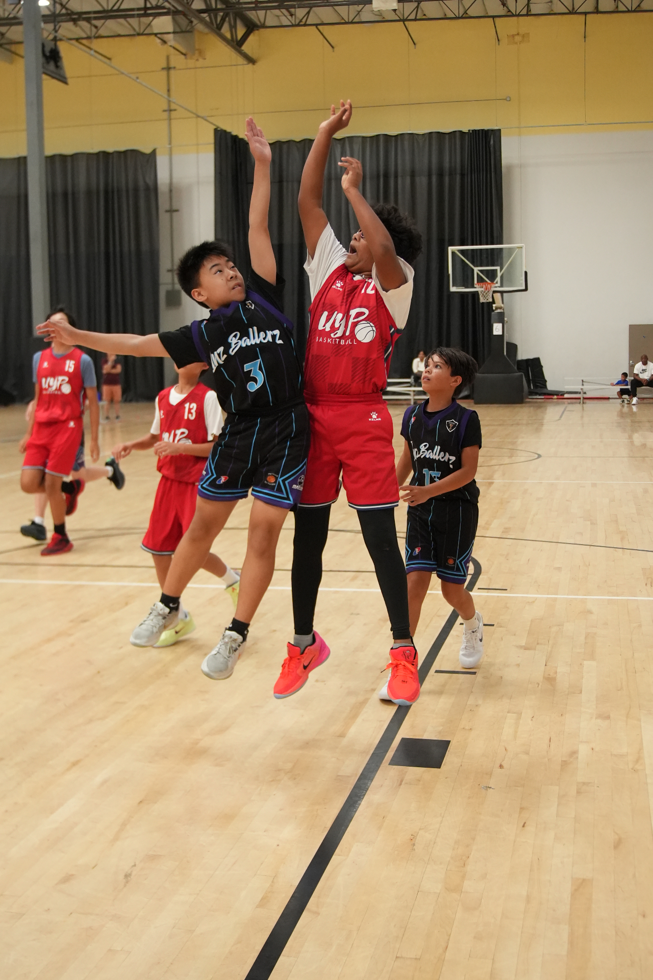 UYP Skills Academy youth players running drills in Tustin CA